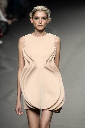 Model bei der Amaya Arzuaga Fashion Show auf der Mercedes-Benz Fashion Week Madrid Spring Summer 2016. Madrid, 19.09.2015 Amaya Arzuaga Model 