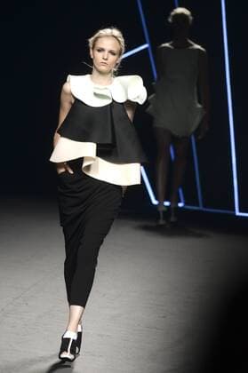 Model bei der Amaya Arzuaga Fashion Show auf der Mercedes-Benz Fashion Week Madrid Spring Summer 2016. Madrid, 19.09.2015 Amaya Arzuaga Model 