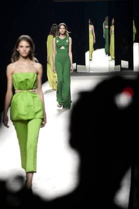 Models bei der Juanjo Oliva Fashion Show auf der Mercedes-Benz Fashion Week Madrid Spring Summer 2016. Madrid, 19.09.2015 Juanjo Oliva Models 