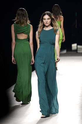 Models bei der Juanjo Oliva Fashion Show auf der Mercedes-Benz Fashion Week Madrid Spring Summer 2016. Madrid, 19.09.2015 Juanjo Oliva Models 