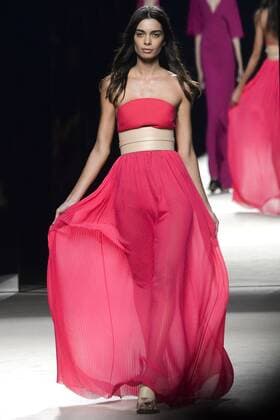 Model bei der Juanjo Oliva Fashion Show auf der Mercedes-Benz Fashion Week Madrid Spring Summer 2016. Madrid, 19.09.2015 Juanjo Oliva Model 