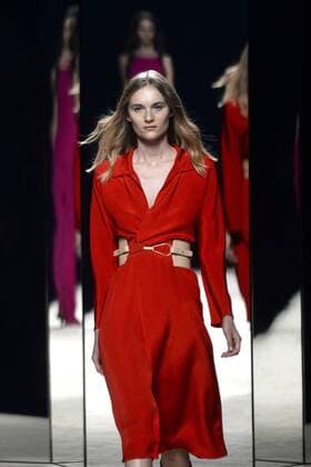 Model bei der Juanjo Oliva Fashion Show auf der Mercedes-Benz Fashion Week Madrid Spring Summer 2016. Madrid, 19.09.2015 Juanjo Oliva Model 