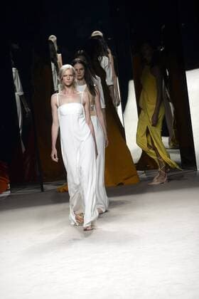 Models bei der Juanjo Oliva Fashion Show auf der Mercedes-Benz Fashion Week Madrid Spring Summer 2016. Madrid, 19.09.2015 Juanjo Oliva Models 