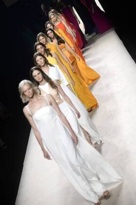 Models bei der Juanjo Oliva Fashion Show auf der Mercedes-Benz Fashion Week Madrid Spring Summer 2016. Madrid, 19.09.2015 Juanjo Oliva Models 