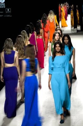 Models bei der Juanjo Oliva Fashion Show auf der Mercedes-Benz Fashion Week Madrid Spring Summer 2016. Madrid, 19.09.2015 Juanjo Oliva Models 