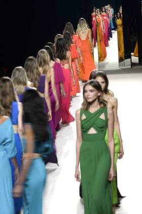 Models bei der Juanjo Oliva Fashion Show auf der Mercedes-Benz Fashion Week Madrid Spring Summer 2016. Madrid, 19.09.2015 Juanjo Oliva Models 
