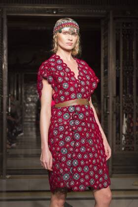 London, UK. 19 09 2015. Runway show of designer Maral Yazarloo for Maral - House of Middle East and Asia at Fashion Scout during London Fashion Week. London Fashion Week, Maral at Fashion Scout, London, UK 