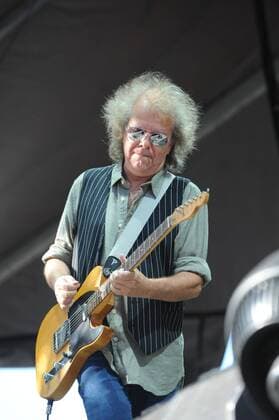 Sep. 18, 2015 - Del Mar, CA, United States of America - September 18, 2015 - George Marinelli guitar player for Bonnie Raitt at KAABOO Del Mar Music Festival at the Del Mar Race Track and Fair Grounds in Del Mar, California Del Mar United States of America - ZUMAi88_