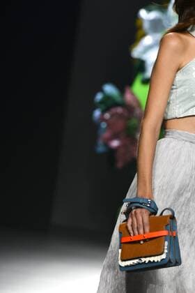 Model bei der Ana Locking Fashion Show auf der Mercedes-Benz Fashion Week Madrid Spring Summer 2016. Madrid, 19.09.2015 Ana Locking Model 