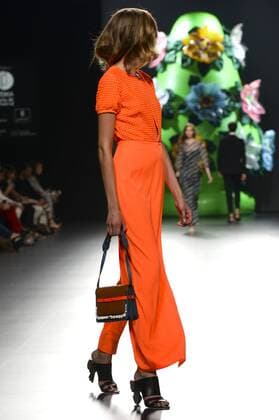 Model bei der Ana Locking Fashion Show auf der Mercedes-Benz Fashion Week Madrid Spring Summer 2016. Madrid, 19.09.2015 Ana Locking Model 