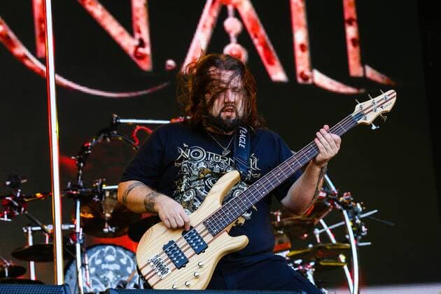 RIO DE JANEIRO, Brazil - 09 19 2015: ROCK IN RIO 2015 - NOTURNALL: Brazilian metalheads open the Sunset Stage during Rock in Rio 2015.  Andr?xHorta