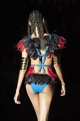 Sept. 19, 2015 - Madrid, Madrid, Spain - A model showcases designs by Andres Sarda on the runway at the Andres Sarda show during Mercedes-Benz Fashion Week Madrid Spring Summer 2016 at Ifema on September 19, 2015 in Madrid, Spain. Madrid Spain  - ZUMAn230