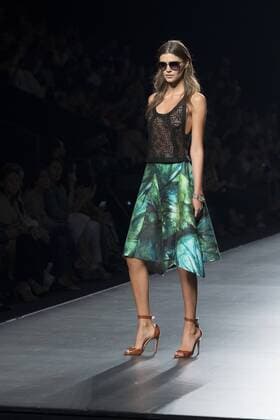 Sept. 19, 2015 - Madrid, Madrid, Spain - A model showcases designs by Roberto Torretta on the runway at the Roberto Torretta show during Mercedes-Benz Fashion Week Madrid Spring Summer 2016 at Ifema on September 19, 2015 in Madrid, Spain. Madrid Spain  - ZUMAn230