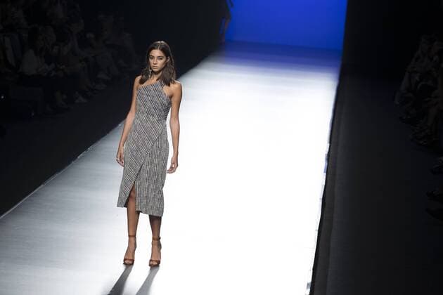 Sept. 19, 2015 - Madrid, Madrid, Spain - A model showcases designs by Roberto Torretta on the runway at the Roberto Torretta show during Mercedes-Benz Fashion Week Madrid Spring Summer 2016 at Ifema on September 19, 2015 in Madrid, Spain. Madrid Spain  - ZUMAn230