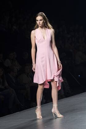Sept. 19, 2015 - Madrid, Madrid, Spain - A model showcases designs by Roberto Torretta on the runway at the Roberto Torretta show during Mercedes-Benz Fashion Week Madrid Spring Summer 2016 at Ifema on September 19, 2015 in Madrid, Spain. Madrid Spain  - ZUMAn230