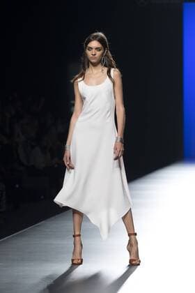 Sept. 19, 2015 - Madrid, Madrid, Spain - A model showcases designs by Roberto Torretta on the runway at the Roberto Torretta show during Mercedes-Benz Fashion Week Madrid Spring Summer 2016 at Ifema on September 19, 2015 in Madrid, Spain. Madrid Spain  - ZUMAn230