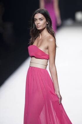 Sept. 19, 2015 - Madrid, Madrid, Spain - A model showcases designs by Juanjo Oliva on the runway at the Juanjo Oliva show during Mercedes-Benz Fashion Week Madrid Spring Summer 2016 at Ifema on September 19, 2015 in Madrid, Spain. Madrid Spain  - ZUMAn230