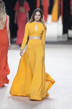 Sept. 19, 2015 - Madrid, Madrid, Spain - A model showcases designs by Juanjo Oliva on the runway at the Juanjo Oliva show during Mercedes-Benz Fashion Week Madrid Spring Summer 2016 at Ifema on September 19, 2015 in Madrid, Spain. Madrid Spain  - ZUMAn230