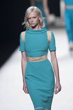 Sept. 19, 2015 - Madrid, Madrid, Spain - A model showcases designs by Juanjo Oliva on the runway at the Juanjo Oliva show during Mercedes-Benz Fashion Week Madrid Spring Summer 2016 at Ifema on September 19, 2015 in Madrid, Spain. Madrid Spain  - ZUMAn230