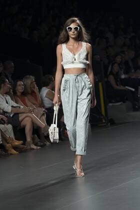 Sept. 19, 2015 - Madrid, Madrid, Spain - A model showcases designs by Ana Locking on the runway at the Ana Locking show during Mercedes-Benz Fashion Week Madrid Spring Summer 2016 at Ifema on September 19, 2015 in Madrid, Spain. Madrid Spain  - ZUMAn230