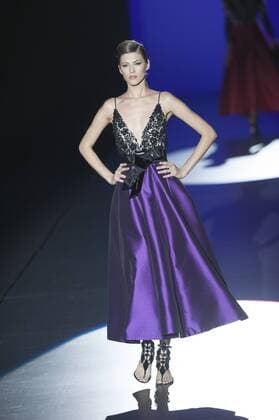 Sept. 19, 2015 - Madrid, Madrid, Spain - A model showcases designs by Hannibal Laguna on the runway at the Hannibal Laguna show during Mercedes-Benz Fashion Week Madrid Spring Summer 2015 16 at Ifema on September 19, 2015 in Madrid, Spain. Madrid Spain  - ZUMAn230