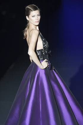 Sept. 19, 2015 - Madrid, Madrid, Spain - A model showcases designs by Hannibal Laguna on the runway at the Hannibal Laguna show during Mercedes-Benz Fashion Week Madrid Spring Summer 2015 16 at Ifema on September 19, 2015 in Madrid, Spain. Madrid Spain  - ZUMAn230