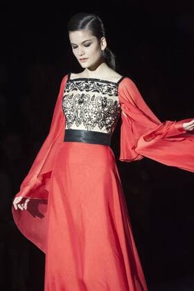 Sept. 19, 2015 - Madrid, Madrid, Spain - A model showcases designs by Hannibal Laguna on the runway at the Hannibal Laguna show during Mercedes-Benz Fashion Week Madrid Spring Summer 2015 16 at Ifema on September 19, 2015 in Madrid, Spain. Madrid Spain  - ZUMAn230
