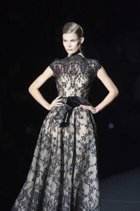Sept. 19, 2015 - Madrid, Madrid, Spain - A model showcases designs by Hannibal Laguna on the runway at the Hannibal Laguna show during Mercedes-Benz Fashion Week Madrid Spring Summer 2015 16 at Ifema on September 19, 2015 in Madrid, Spain. Madrid Spain  - ZUMAn230
