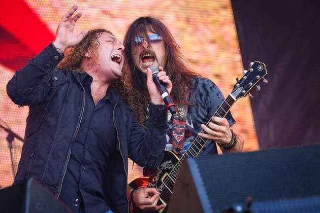 RIO DE JANEIRO, Brazil - 09 19 2015: ROCK IN RIO 2015 - COVE - Cove on the second show of the Sunset Stage during Rock in Rio 2015.  Andr?xHorta