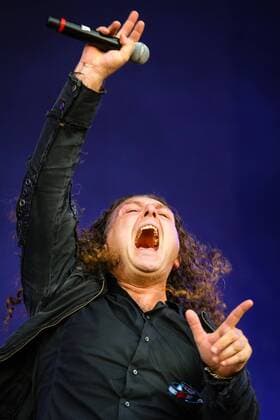 RIO DE JANEIRO, Brazil - 09 19 2015: ROCK IN RIO 2015 - COVE - Cove on the second show of the Sunset Stage during Rock in Rio 2015.  Andr?xHorta