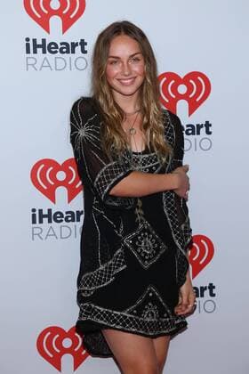 Zella Day arrives in the press room for the iHeartRadio Music Festival at the MGM Festival Grounds in Las Vegas, Nevada on September 19, 2015.  LAV20150919077 JAMESxATOA