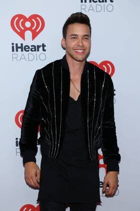 Prince Royce arrives for the iHeartRadio Music Festival at the MGM Festival Grounds in Las Vegas, Nevada on September 19, 2015.  LAV20150919082 JAMESxATOA