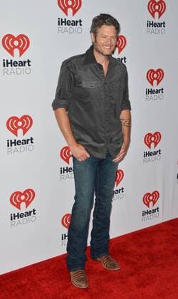 Sept. 19, 2015 - Las Vegas, Nevada, United States of America - Country singer Blake Shelton attends the 2015 iHeartRadio Music Festival on September 19, 2015 at MGM Grand Arena in Las Vegas, Nevada. Las Vegas United States of America - ZUMAt114