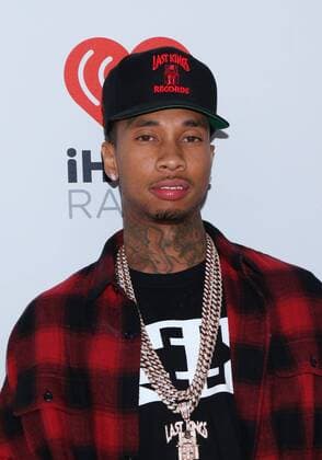 Rapper Tyga arrives for the iHeartRadio Music Festival at the MGM Grand in Las Vegas, Nevada on September 19, 2015.  LAV20150919116 JAMESxATOA