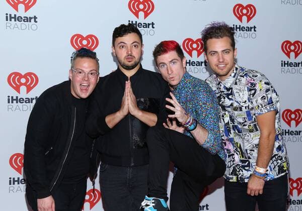 Walk the Moon arrives for the iHeartRadio Music Festival at the MGM Grand in Las Vegas, Nevada on September 19, 2015.  LAV20150919113 JAMESxATOA
