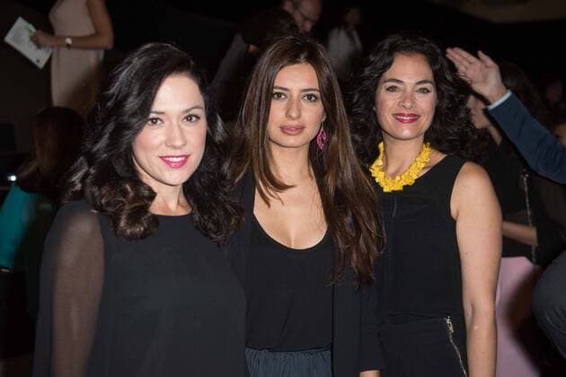 Rocio Munoz, Aurora Carbonell y Eva Marciel en el desfile de Leandro Cano y Esther Noriega de la Mercedes Benz Fashion Week 2015 en Madrid. 588 cordon press Rocio Munoz, Auroa Carbonell and Eva Marciel at the Leando Cano and Esther Noriega s fashion show of the Mercedes Benz Fashion Week 2015 in Madrid. 