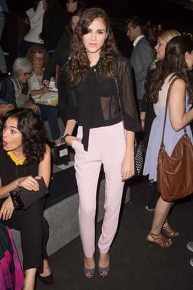 Sandra Martin en el desfile de Leandro Cano y Esther Noriega de la Mercedes Benz Fashion Week 2015 en Madrid. 588 cordon press Sandra Martin at the Leando Cano and Esther Noriega s fashion show of the Mercedes Benz Fashion Week 2015 in Madrid. 