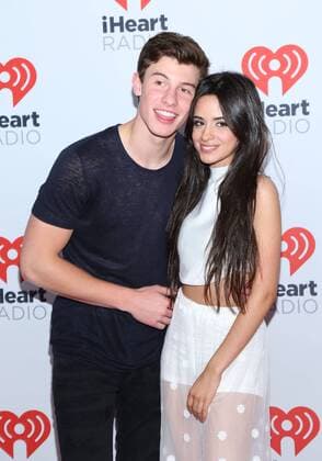 Shawn Mendes and Camila Cabello arrive for the iHeartRadio Music Festival at the MGM Grand in Las Vegas, Nevada on September 19, 2015.  LAV20150919164 JAMESxATOA