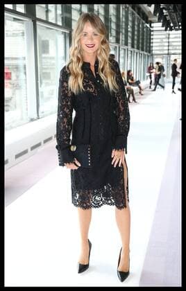 . 20 09 2015. London, United Kingdom. Cressida Bonas wearing a Topshop dress at the Topshop Unique show at London Fashion S S 2016-Day three.  xStephenxLockx xi-Imagesx IIM-11066-0034