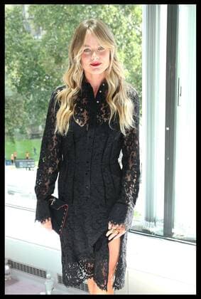 . 20 09 2015. London, United Kingdom. Cressida Bonas at the Topshop Unique show at London Fashion S S 2016-Day three.  xStephenxLockx xi-Imagesx IIM-11066-0041