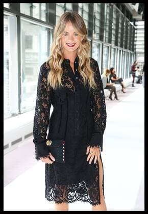 . 20 09 2015. London, United Kingdom. Cressida Bonas wearing a Topshop dress at the Topshop Unique show at London Fashion S S 2016-Day three.  xStephenxLockx xi-Imagesx IIM-11066-0050