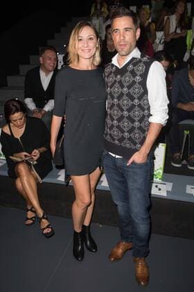 Nathalie Poza y Unax Ugalde en el desfile de Juana Martin de la Mercedes Benz Fashion Week 2015 en Madrid. 588 cordon press Nathalie Poza and Unax Ugalde at the Juana Matin s fashion show of the Mercedes Benz Fashion Week 2015 in Madrid. 