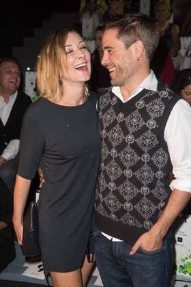 Nathalie Poza y Unax Ugalde en el desfile de Juana Martin de la Mercedes Benz Fashion Week 2015 en Madrid. 588 cordon press Nathalie Poza and Unax Ugalde at the Juana Matin s fashion show of the Mercedes Benz Fashion Week 2015 in Madrid. 