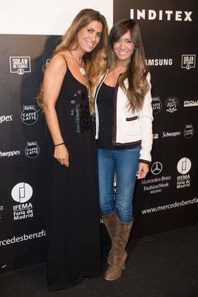 La disenadora Juana Martin con Marta Gonzalez despues de su desfile de la Mercedes Benz Fashion Week 2015 en Madrid. 588 cordon press The designer Juana Martin with Marta Gonzalez after her fashion show in Mercedes Benz Fashion Week 2015 in Madrid. 
