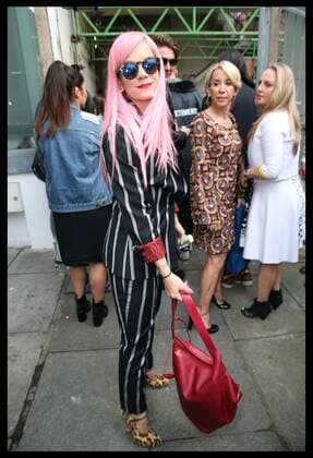 . 20 09 2015. London, United Kingdom. Lily Allen arriving at the Vivienne Westwood show at London Fashion Week S S 2016-Day three.  xStephenxLockx xi-Imagesx IIM-11067-0006