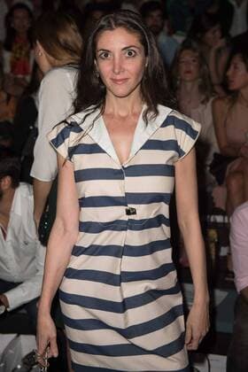 Espido Freire en el desfile de Ion Fiz en la Mercedes Benz Fashion Week 2015 en Madrid. 588 cordon press Espido Freire at the Ion Fis s fashion show of the Mercedes Benz Fashion Week 2015 in Madrid. 
