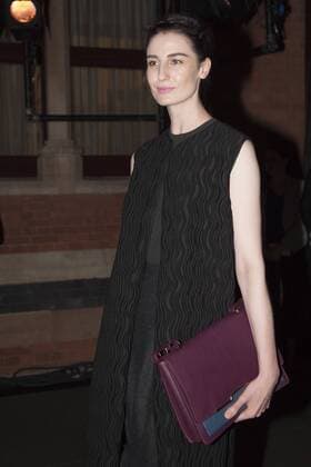 London, UK. 20 09 2015. Model Erin O Connor attends the London Fashion Week SS16 ready-to-wear runway show of label Pringle of Scotland at the St Pancras Renaissance Hotel. London Fashion Week, Pringle of Scotland, London, UK 