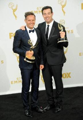 Mark Burnett & Carson Daly PRIMETIME EMMY AWARDS: PRESSROOM Los Angeles  Patrick Rideaux PicturePerfect
