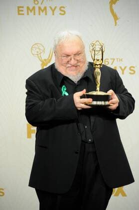 George R.R. Martin PRIMETIME EMMY AWARDS: PRESSROOM Los Angeles  Patrick Rideaux PicturePerfect