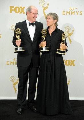 Richard Jenkins & Frances McDormand PRIMETIME EMMY AWARDS: PRESSROOM Los Angeles  Patrick Rideaux PicturePerfect